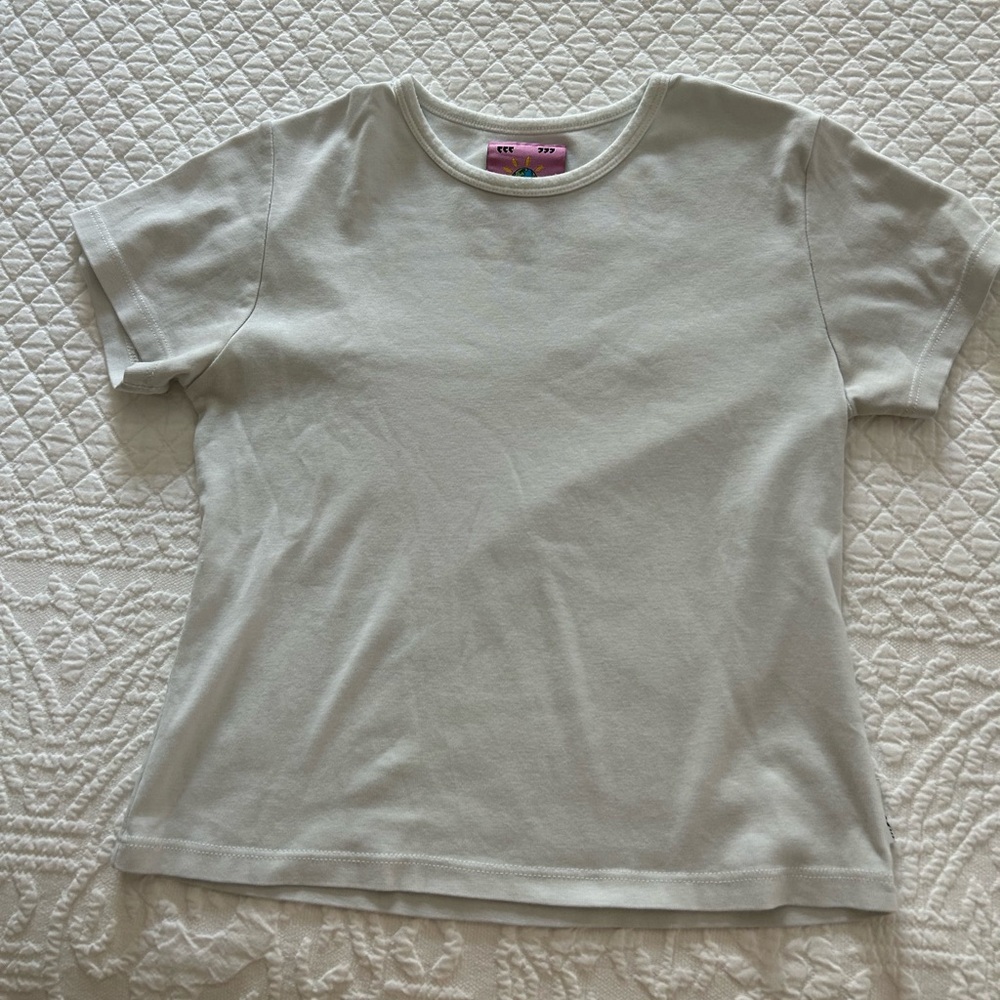 UNIF white baby tee